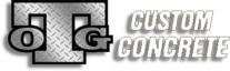 On The Go Custom Concrete Logo